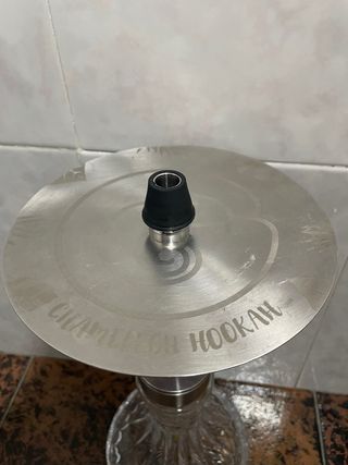 Jarrón Decorativo Cristal y Metal