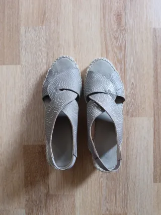 Zapatillas Esparto Beige/Gris