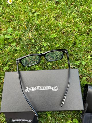 Occhiali Chrome Hearts Neri e Argento