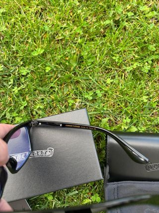 Occhiali Chrome Hearts Neri e Argento