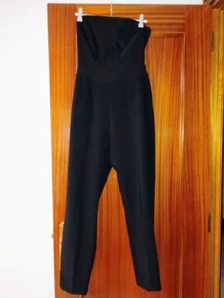 Mono negro sin tirantes talla S