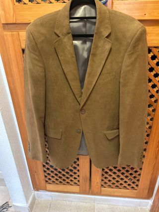 Chaqueta de ante hombre