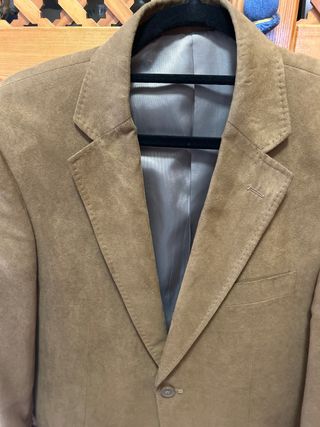 Chaqueta de ante hombre
