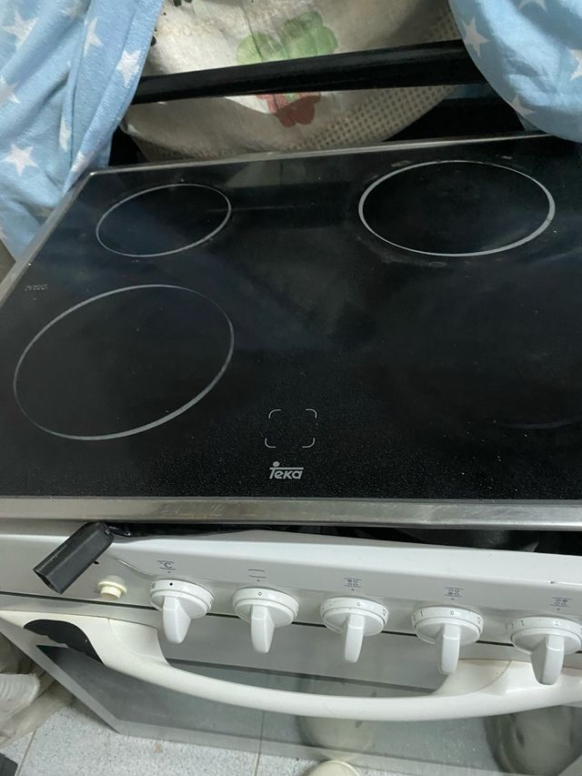 Placa vitrocerámica Teka con horno