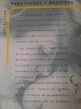 Duermete, Niño Antología de nanas (con CD) Nuevo