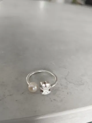 Anillo Tous Sweet Dolls Perla Ajustable