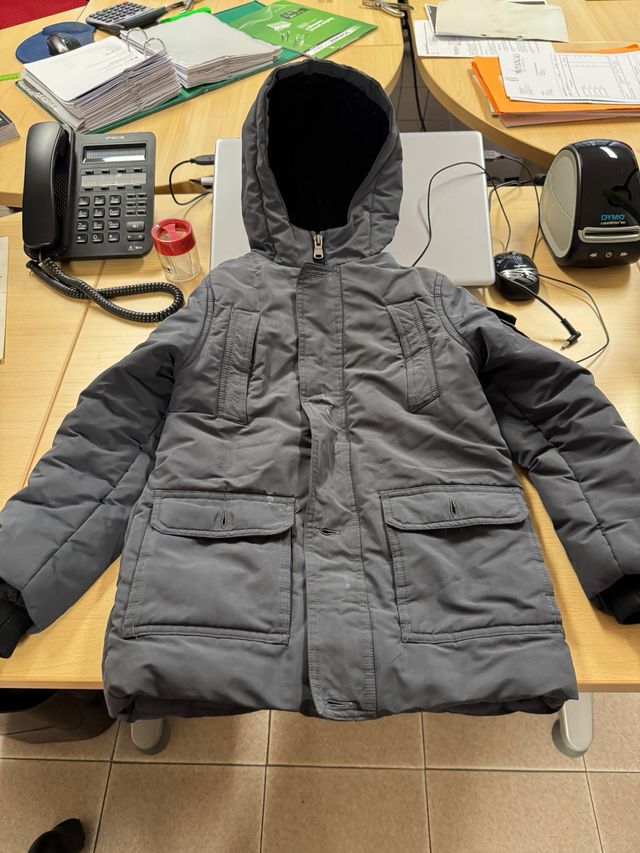 Giacca piumino bambino 7/8 anni