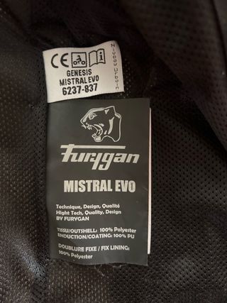 Chaqueta de verano Furygan XL/46-48