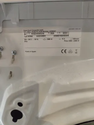 Puerta Lavadora Bosch Serie 6 y Siemens 
