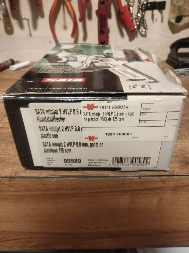 Pistola SATAminijet 2 HVLP
NUEVA, NUNCA USADA