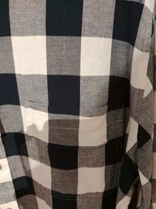 Camisa cuadros algodón TEX XL