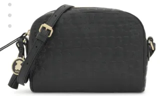 Bolso Bandolera Tous Sherton Piel Beige/Gris