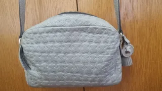 Bolso Bandolera Tous Sherton Piel Beige/Gris