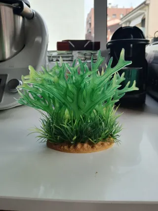 Planta Decorativa Acuario Plástico