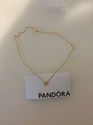 pandora Moments - Collana cuore infinito oro 14k