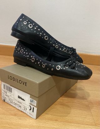 Bailarinas Lodi Love Negras Talla 37