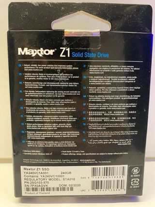 Maxtor Z1 Disco Duro sólid