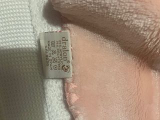 Manta bebé rosa 110x130 para cuna