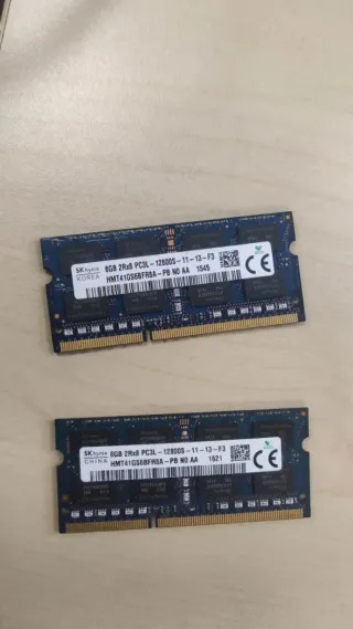 2x SK hynix 8GB DDR3L RAM