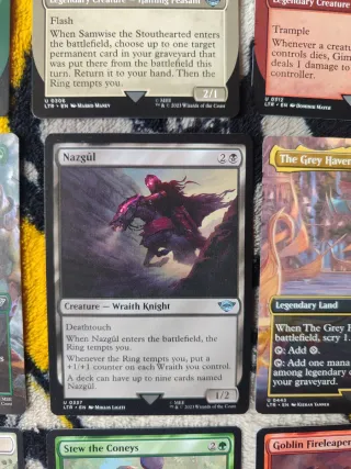 Lote Cartas Magic El Señor de los Anillos MTG