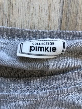 Camiseta gris Pimkie manga larga