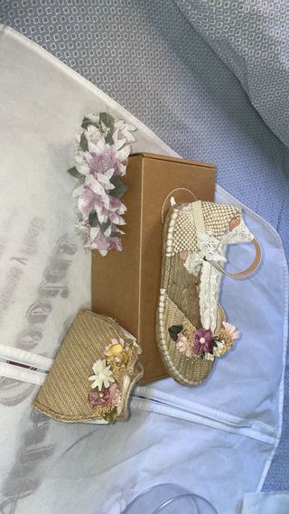 Vestido de comunión con accesorios