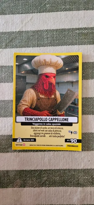 Trinciapollo Capellone - Carte da gioco