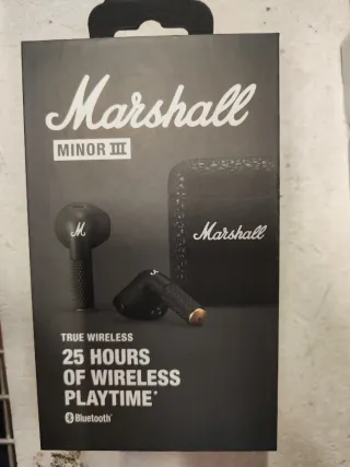 Auriculares Marshall Minor III Negros nuevos