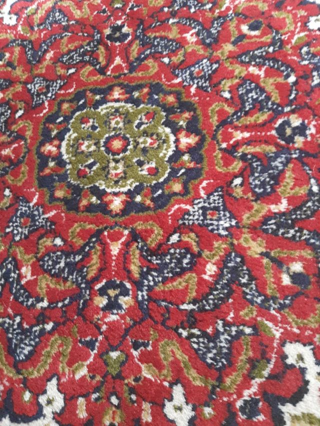 Alfombra de lana multicolor