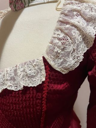 Corpiño Fallera Rojo