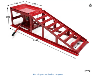 2 Rampas Coche Gato Hidráulico 2000kg