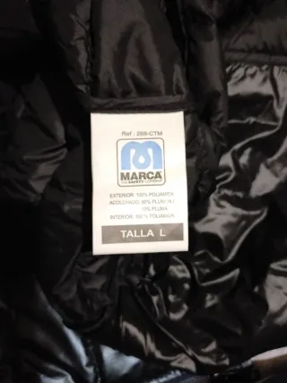 Chaqueta de plumas METEO negra