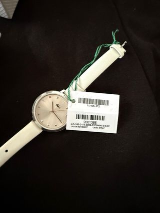 Reloj Lacoste Nuevo Caja Blanco/Plata