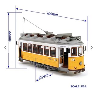 Maqueta Tranvía Lisboa 1/24 OCCRE
