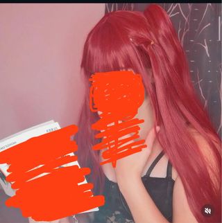 Peluca Marin Kitagawa roja