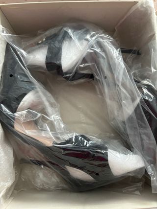 Zapato tacón Uterque ante negro