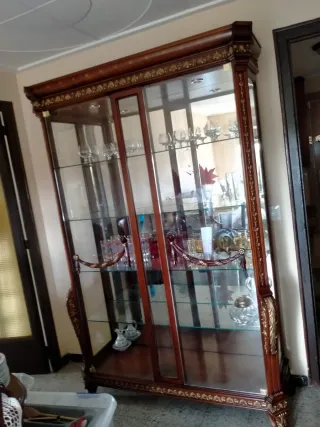 Vitrina Rústica Madera y Cristal
!!!! Urge vender!