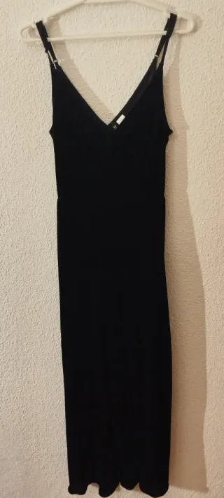 Mono largo mujer negro