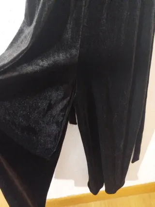 Mono largo mujer negro