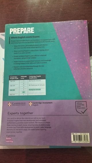 libro preparé inglés A2