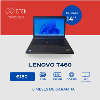 Lenovo T460 i5 | 8GB RAM | 256GB SSD