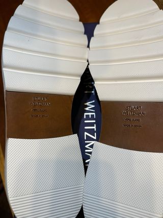 Mocasines Stuart Weitzman Mujer Beige/Oro