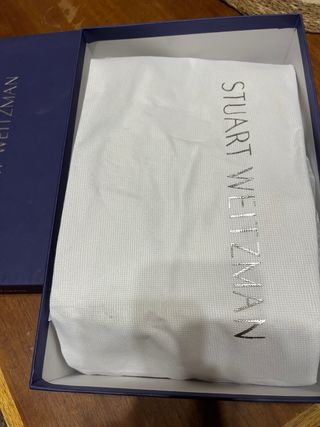 Mocasines Stuart Weitzman Mujer Beige/Oro