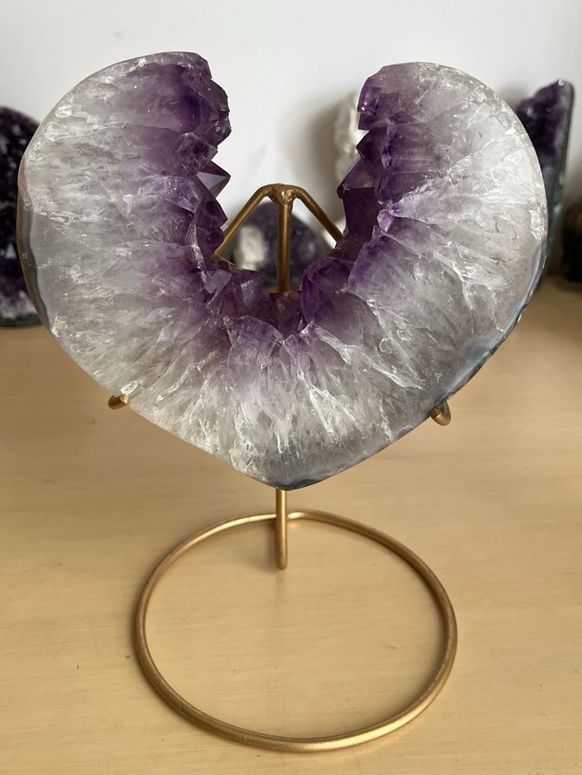 Corazón de Amatista Grande