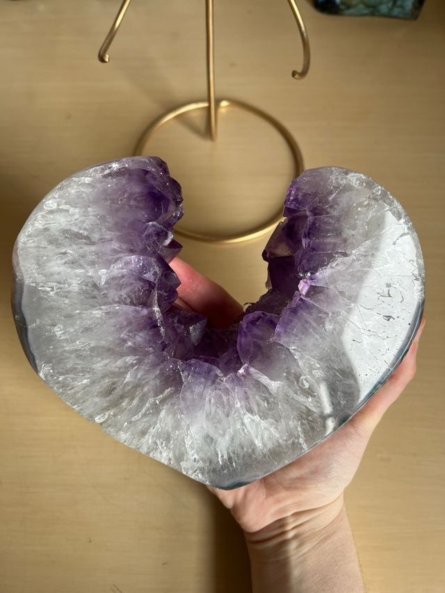 Corazón de Amatista Grande