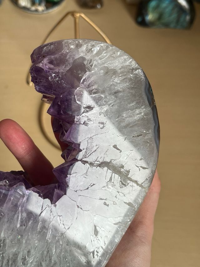 Corazón de Amatista Grande