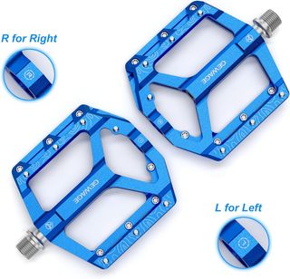 Pedali piatti GEWAGE MTB blu