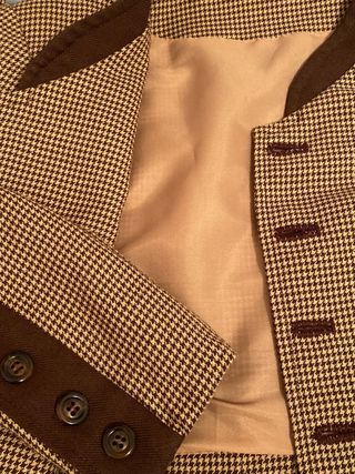 Traje Corto Flamenco Niños Marrón/beige pata gallo