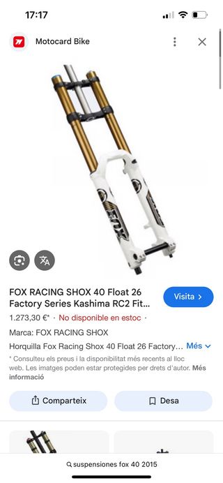 Bicicleta de Descenso Specialized