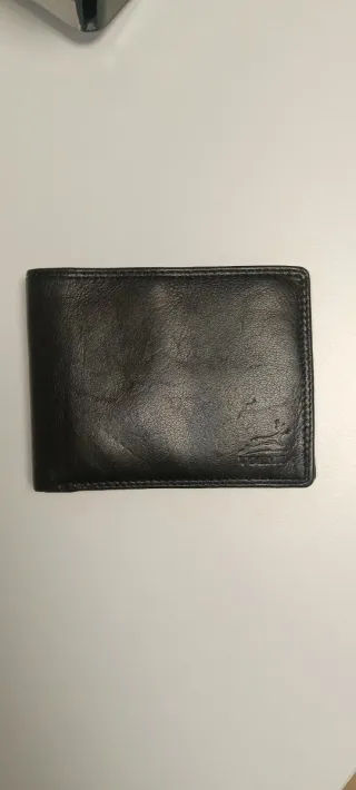 Cartera de piel Volmer negra